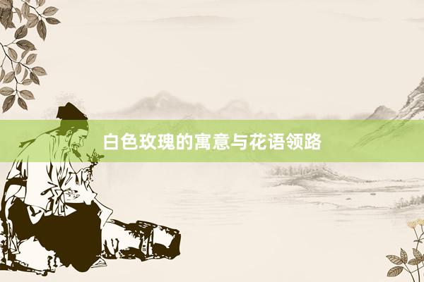 白色玫瑰的寓意与花语领路
